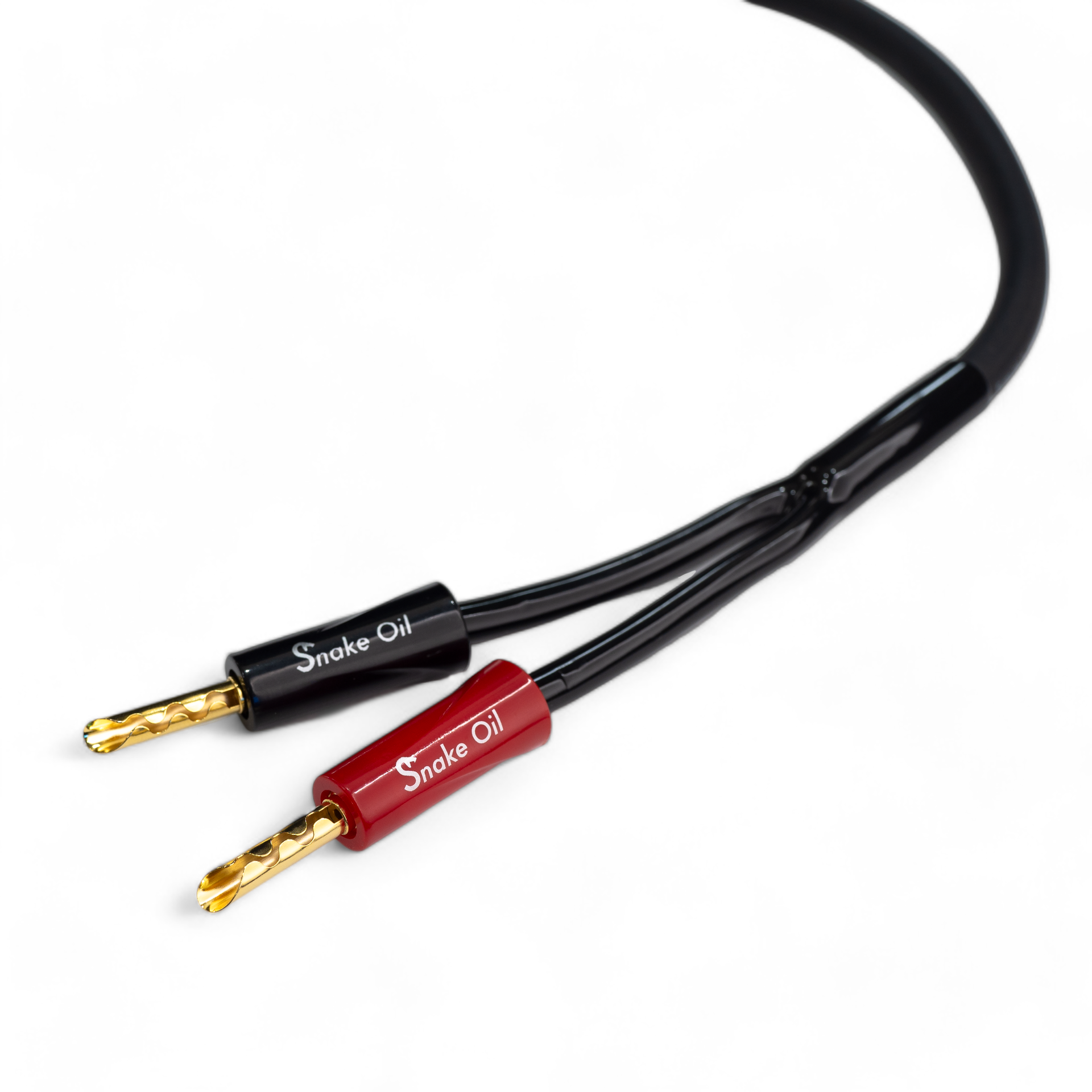 WAGNUS.  MIL-SPC-SS  2m ペア QED AIRLOC QED REVELATION Signature Speaker Cable AIRLOC Forte Plugs 2