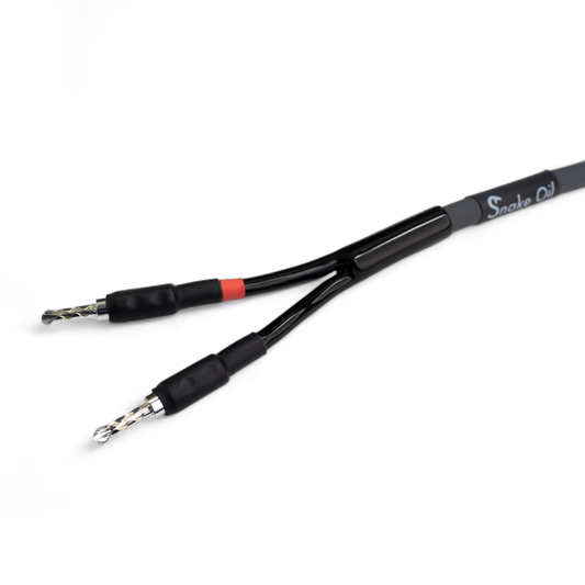 Pair of Taipan Speaker Cables - Banana or Spade - 11 Gauge - (2 ft - 25 ft)