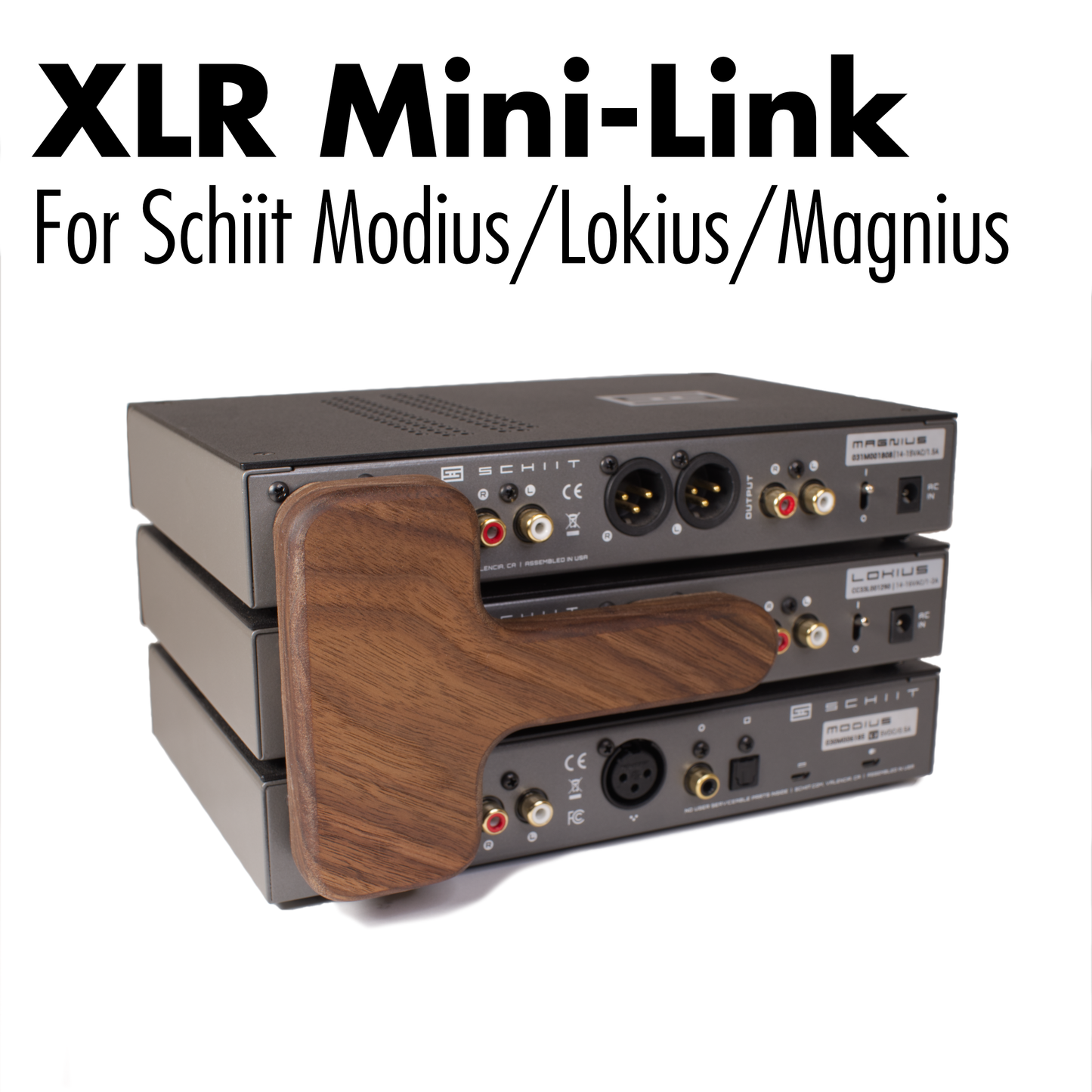 Mini-Link XLR for Schiit Modius + Lokius + Magnius/Midgard